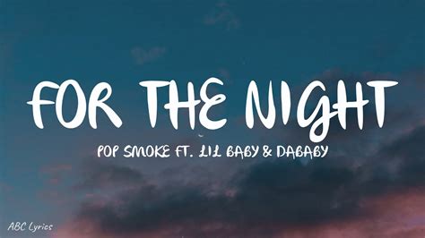 pop smoke for the night lyrics